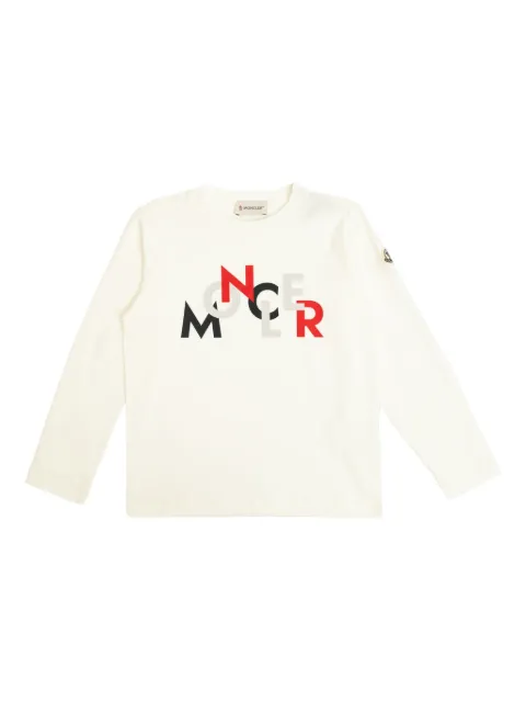 Moncler Enfant logo-print long-sleeve T-shirt