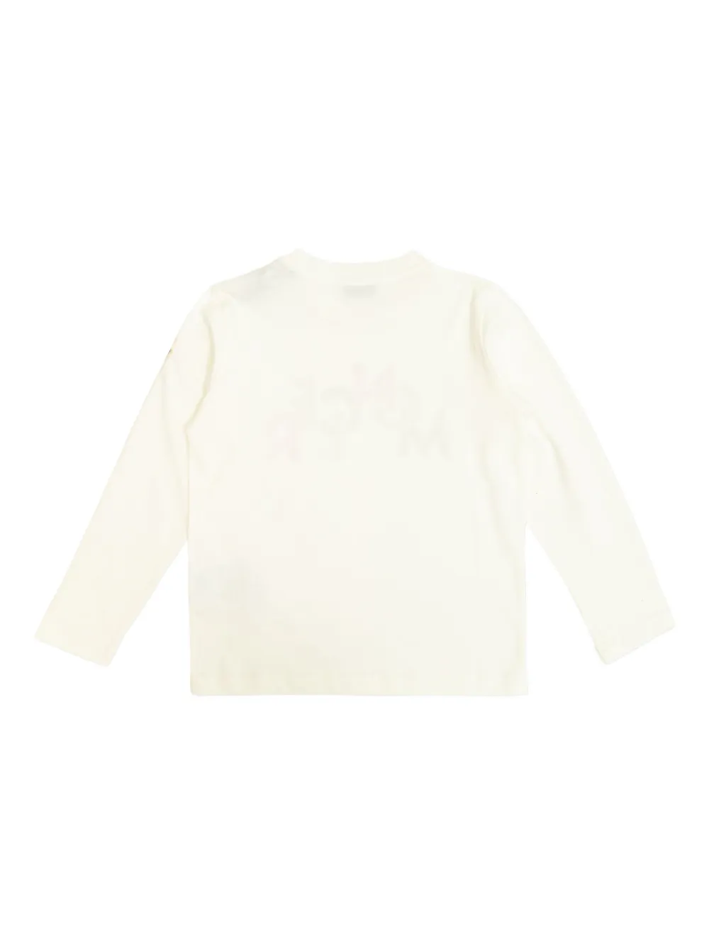 Moncler Enfant T-shirt met lange mouwen Wit