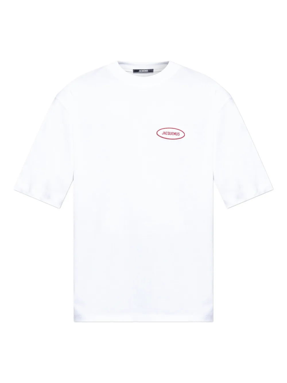 Jacquemus T-shirt met geborduurd logo Wit