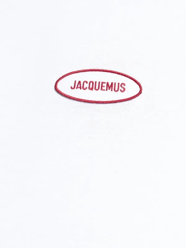 Jacquemus Camiseta Com Logo Bordado | Branco | FARFETCH BR