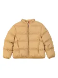 Moncler Enfant Ora quilted logo-patch jacket - Neutrals