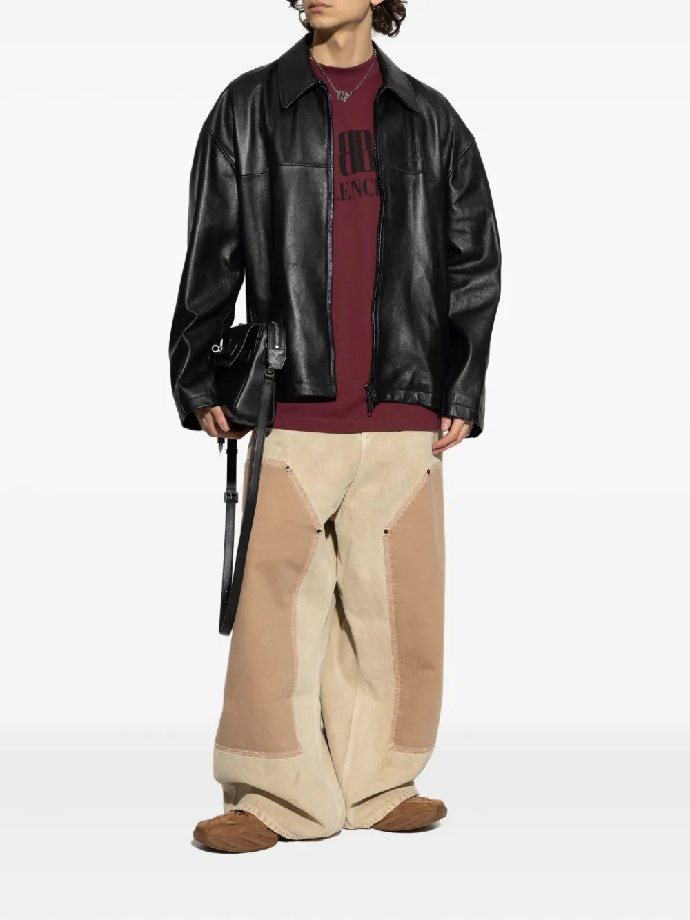 Balenciaga T-shirt met logoprint Rood