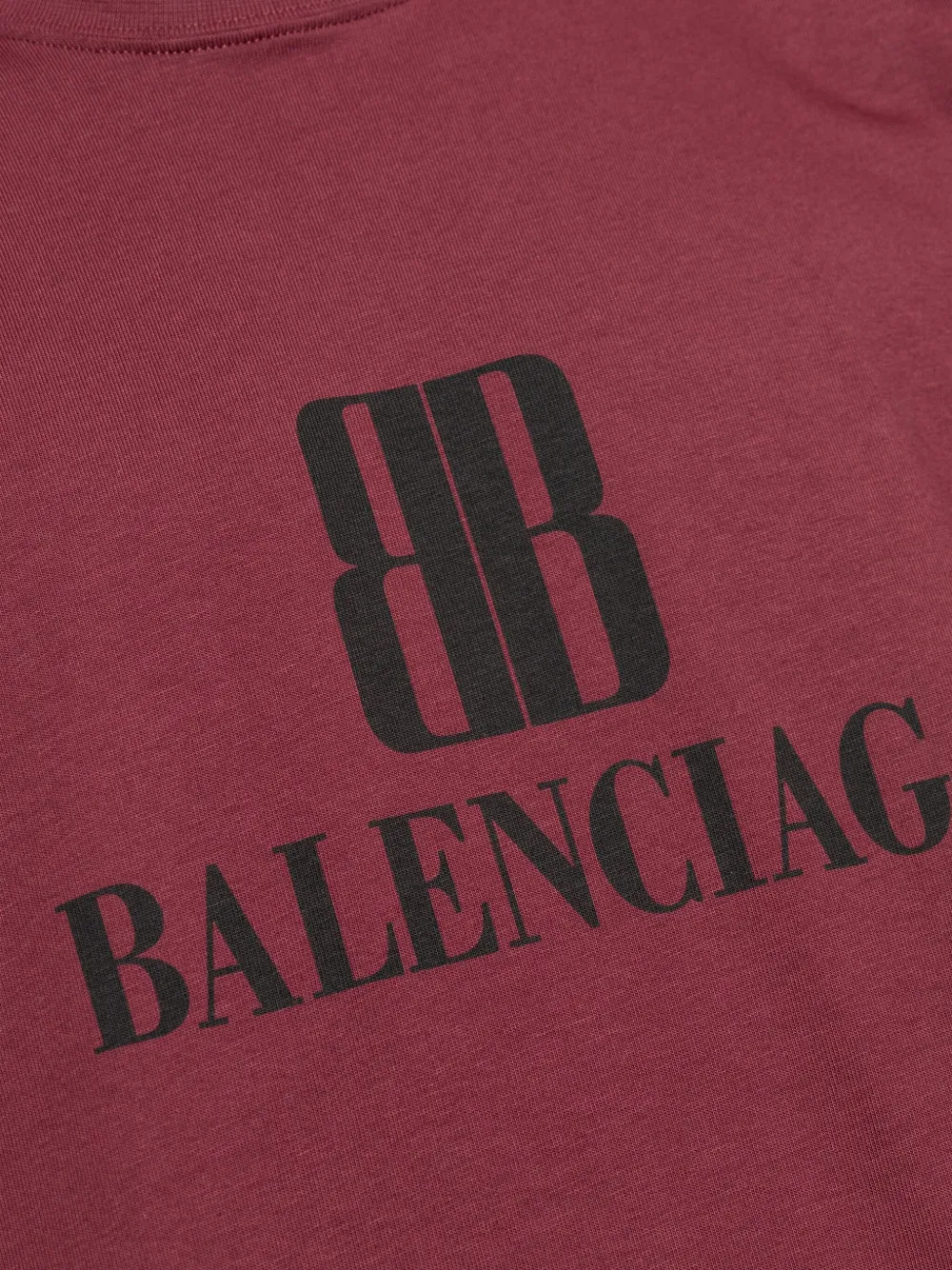 Balenciaga T-shirt met logoprint Rood