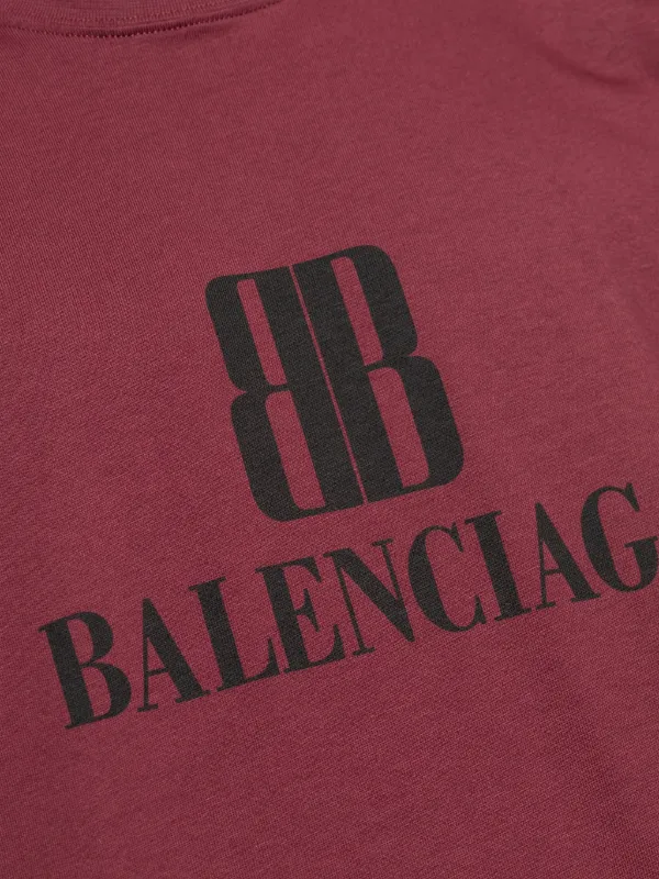 【関税＆送料込み】Balenciaga Printed Label T-Shirt Balenciaga T-Shirt XS