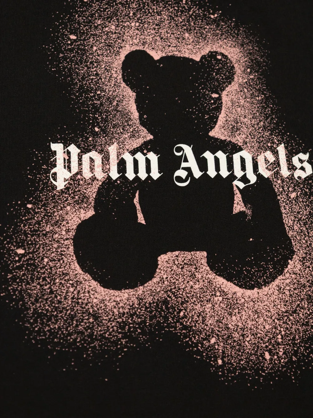 Palm Angels Kids Katoenen T-shirt Zwart