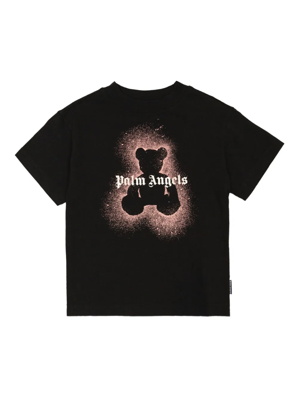 Palm Angels Kids Katoenen T-shirt Zwart
