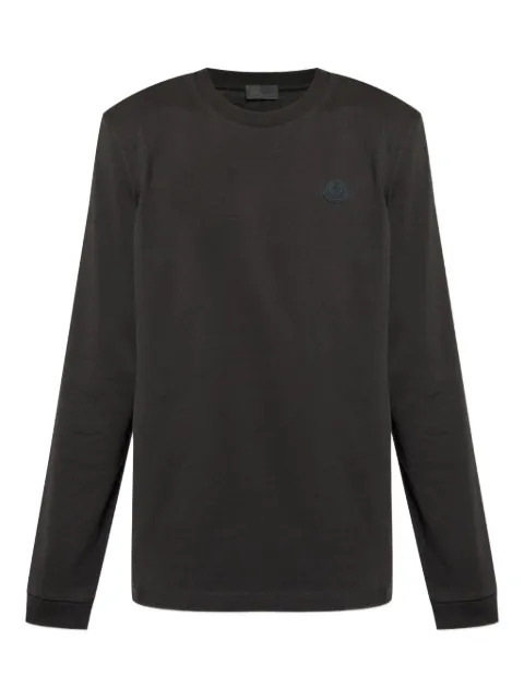 Moncler logo-patch long-sleeve T-shirt