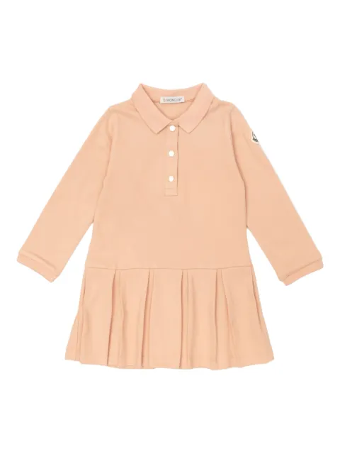Moncler Enfant pleated polo dress