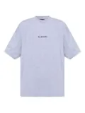 Balenciaga logo-patch T-shirt - Grey