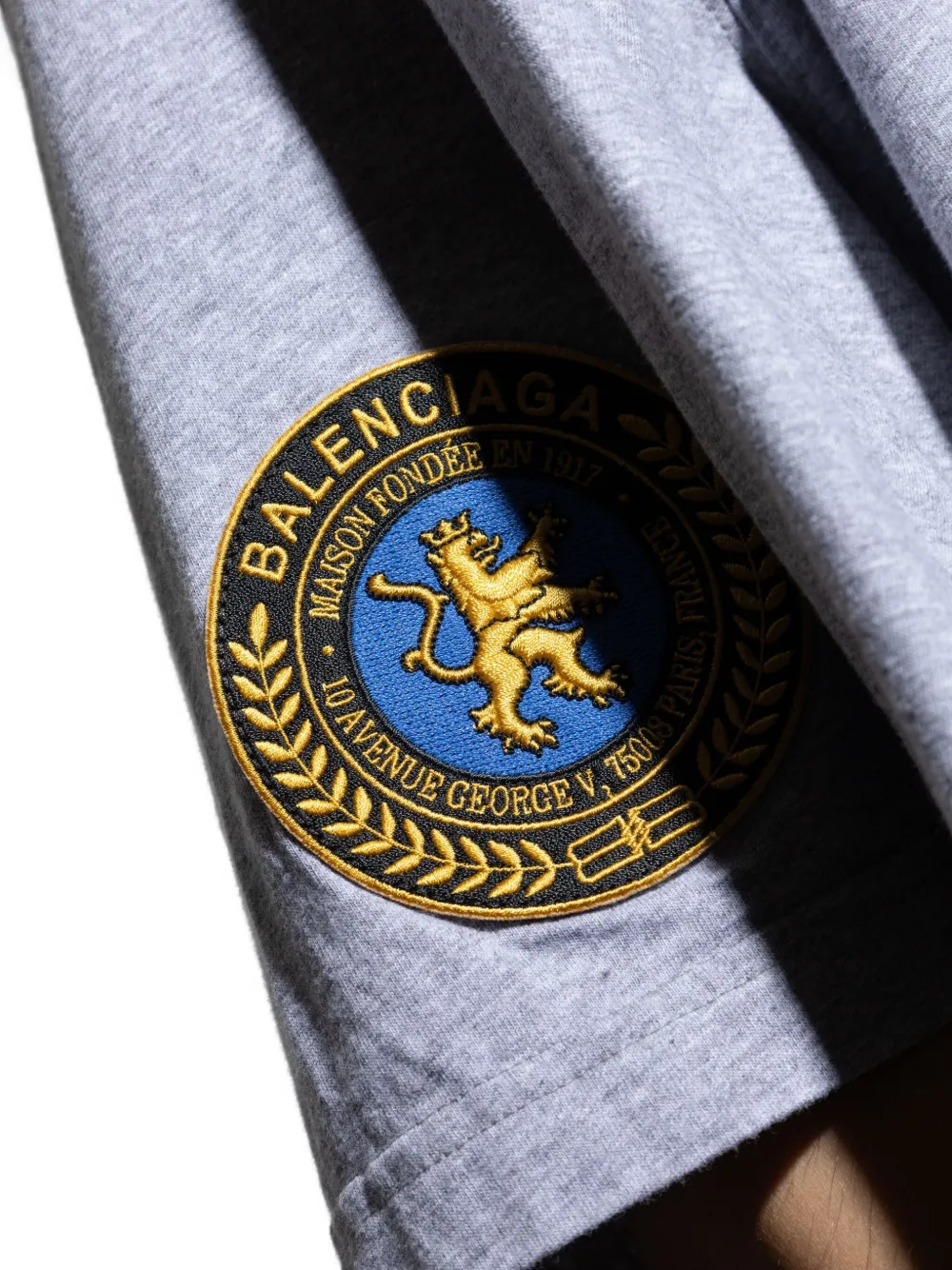 Balenciaga T-shirt met logopatch Grijs