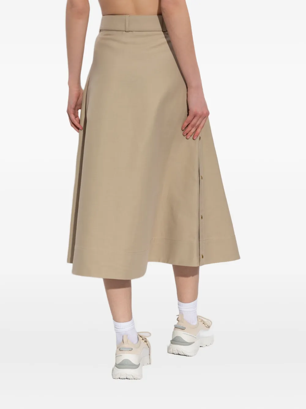 Moncler Katoenen mini-rok Beige