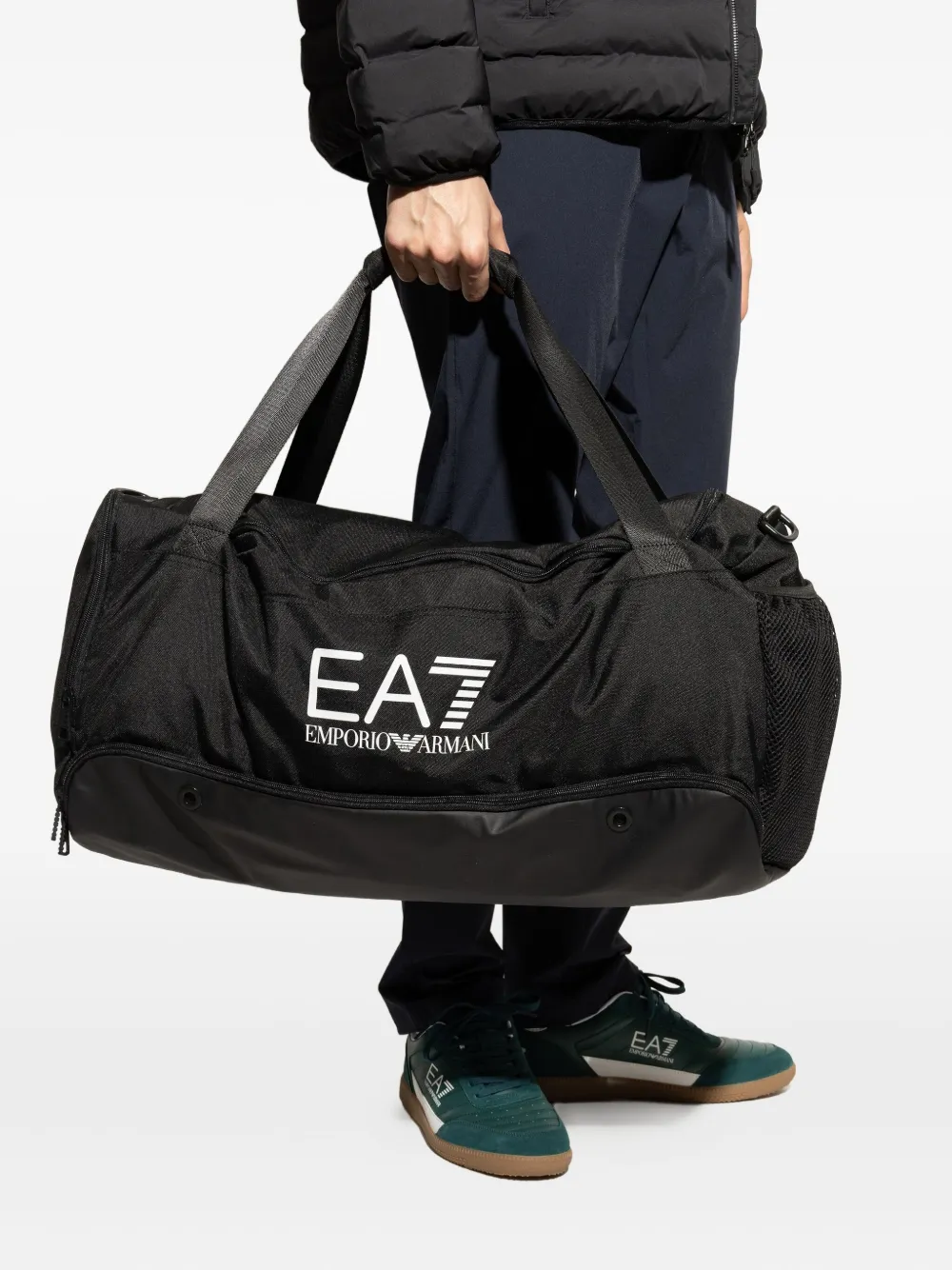 Ea7 Emporio Armani EA7 duffeltas met logo Zwart