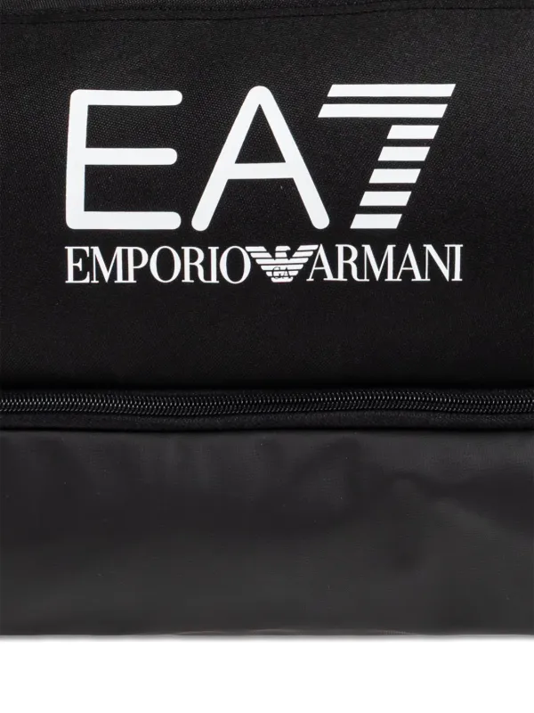 Ea7 Emporio Armani EA7 Logo Duffel Bag | Black | FARFETCH