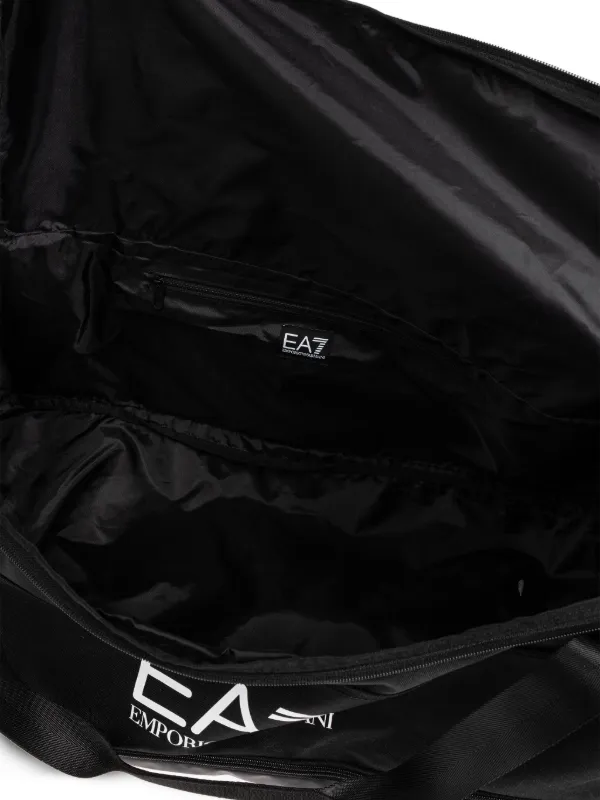 Ea7 Emporio Armani EA7 Logo Duffel Bag | Black | FARFETCH