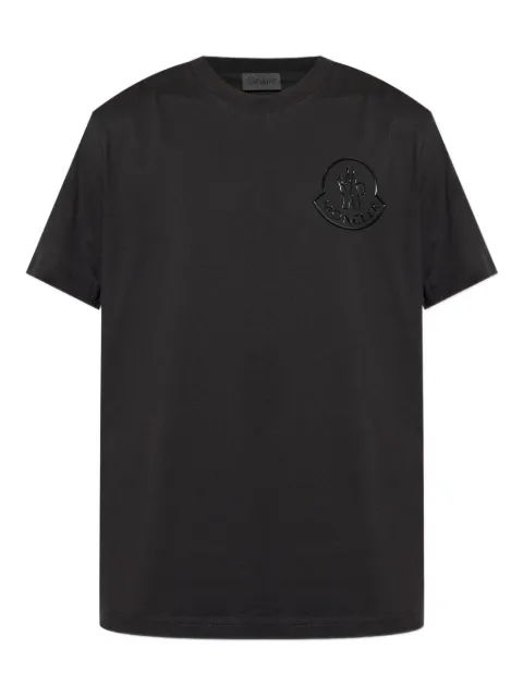 Moncler T-shirt met logo-reliëf