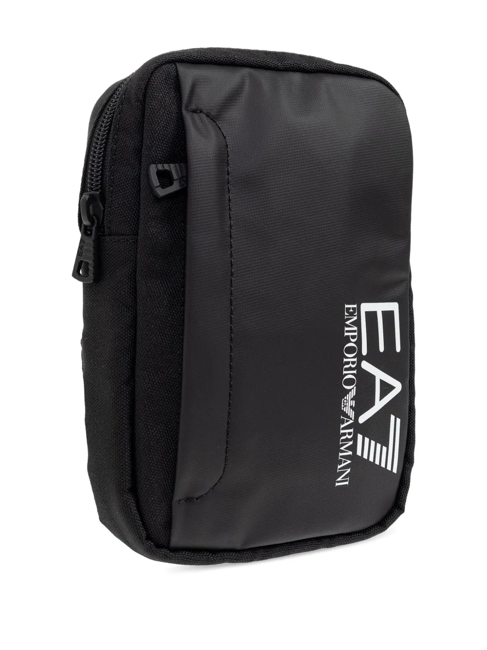 logo-print messenger bag