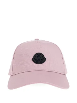 Moncler ロゴ キャップ | ピンク | FARFETCH JP