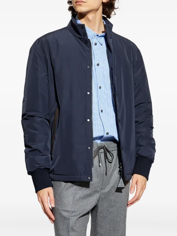 Moncler Lanques Down Jacket | Blue | FARFETCH