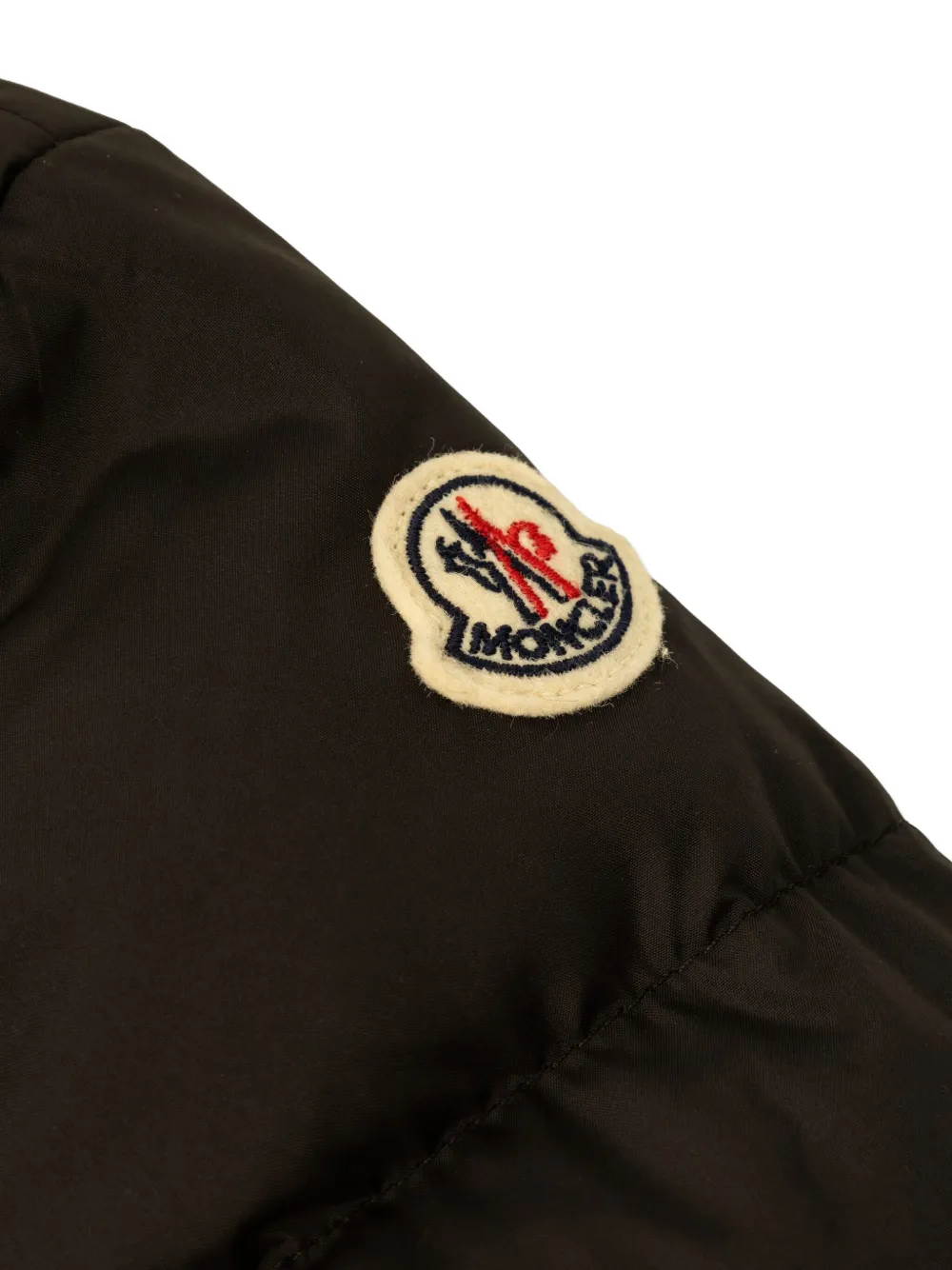 Moncler Enfant Jack met logopatch Zwart