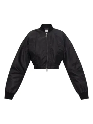 Junya Watanabe Jaqueta Bomber Com Mangas Dobradas | Preto