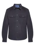 Moncler logo-patch shirt - Blue