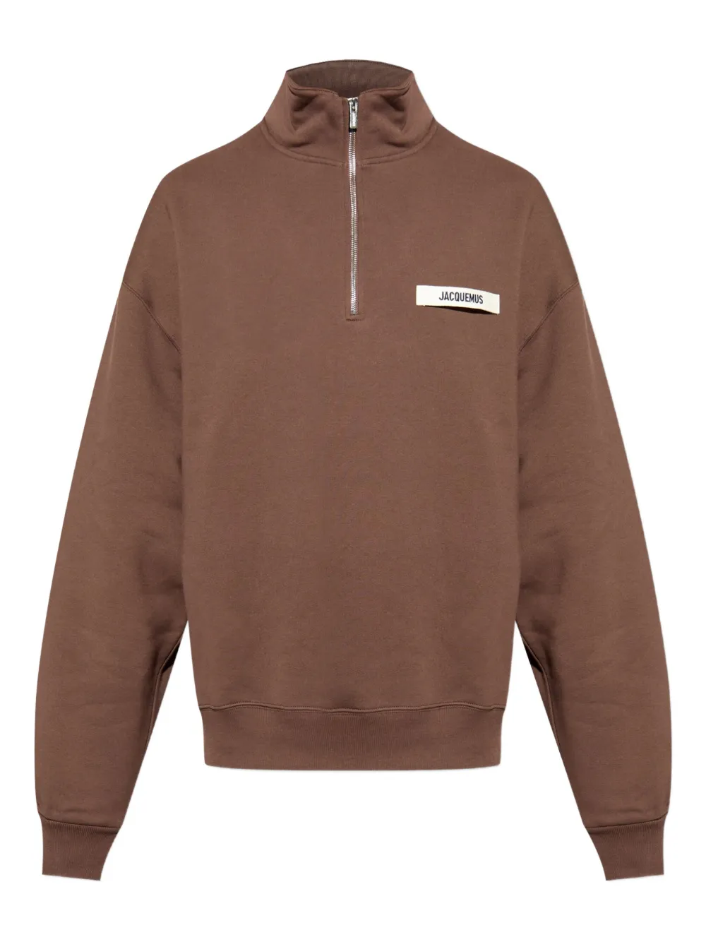 Jacquemus Sweater met logopatch Bruin