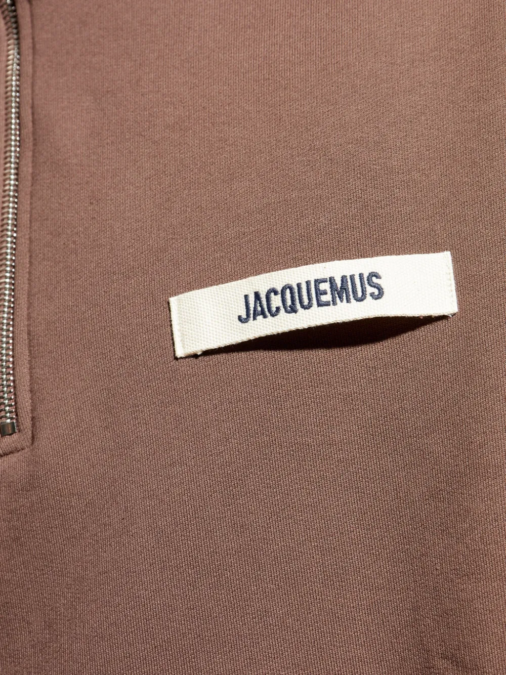Jacquemus Sweater met logopatch Bruin