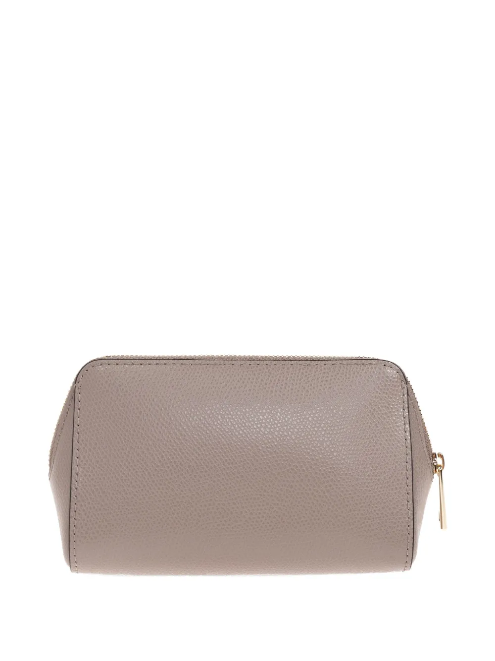 Furla Leren make-up tas met rits Grijs