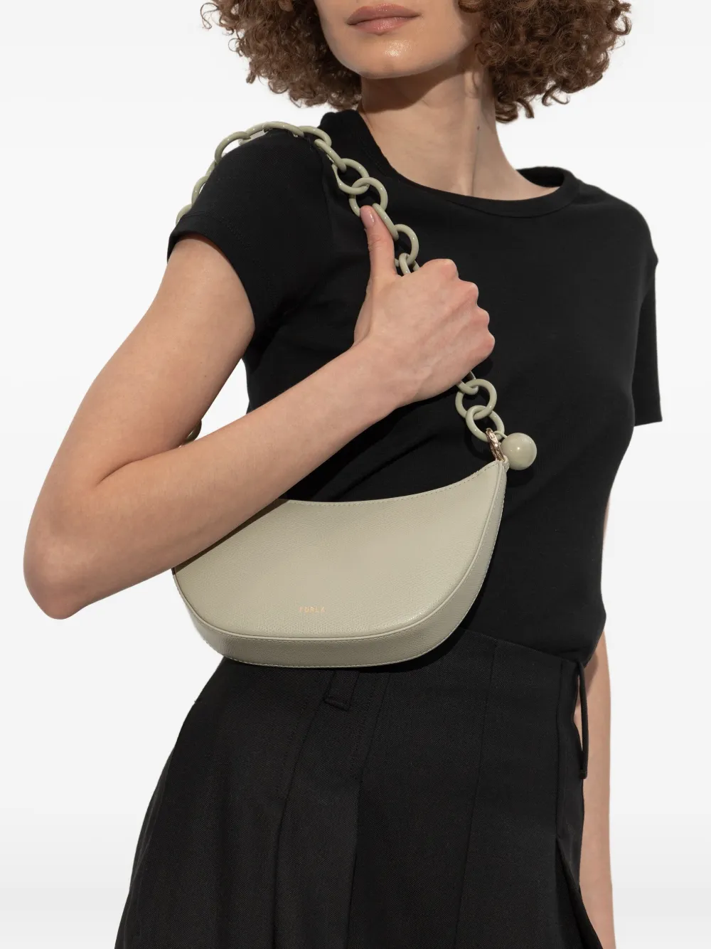 Furla mini Sfera shoulder bag Beige