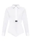 Coperni logo-patch shirt - White