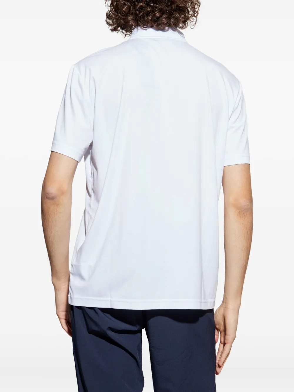 Ea7 Emporio Armani Poloshirt met logoprint Wit