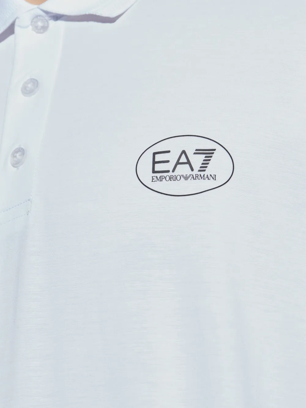 Ea7 Emporio Armani Poloshirt met logoprint Wit