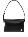 Moncler small Vetta leather logo-plaque shoulder bag - Black
