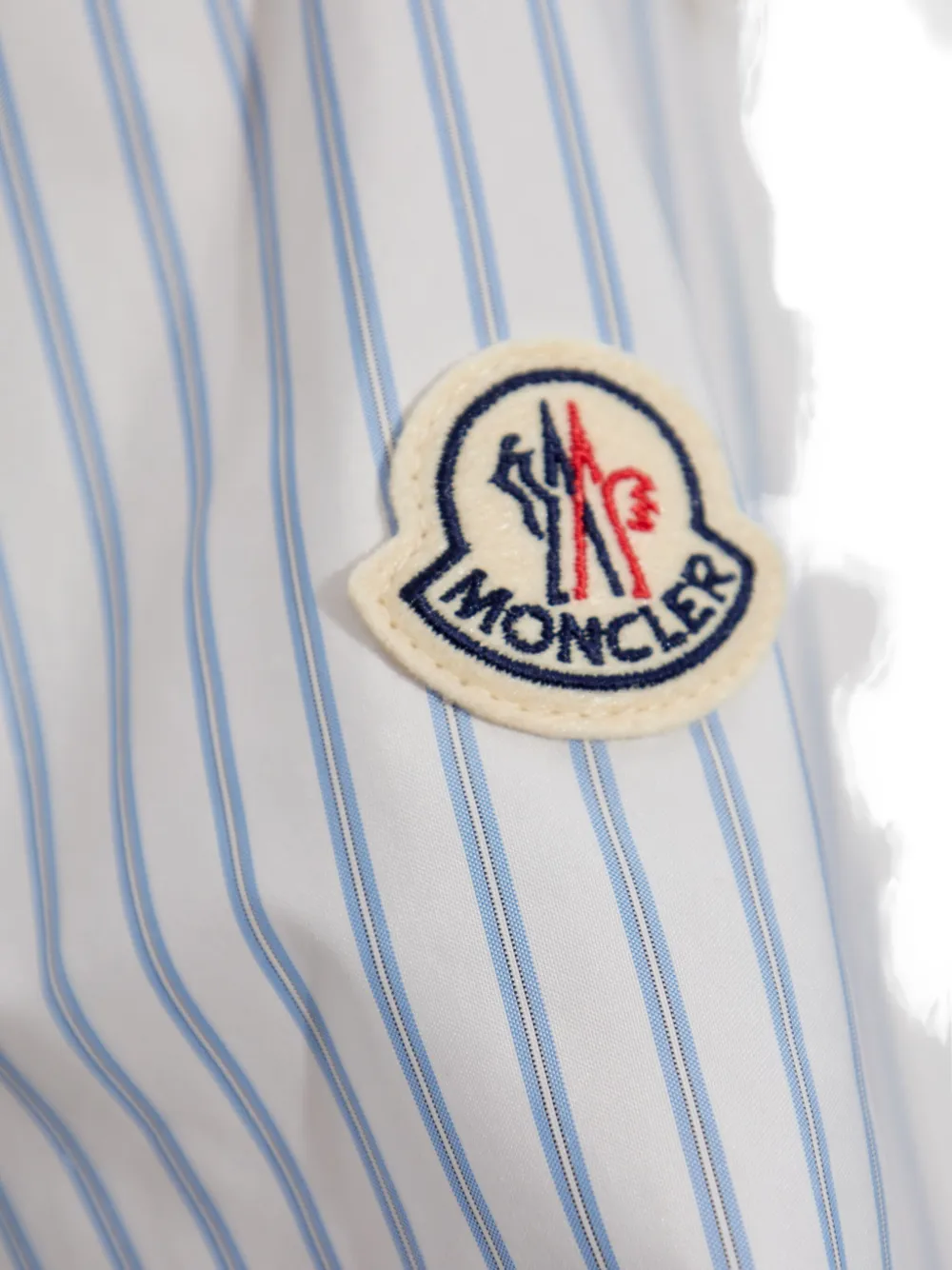 Moncler Gestreepte blouse Wit