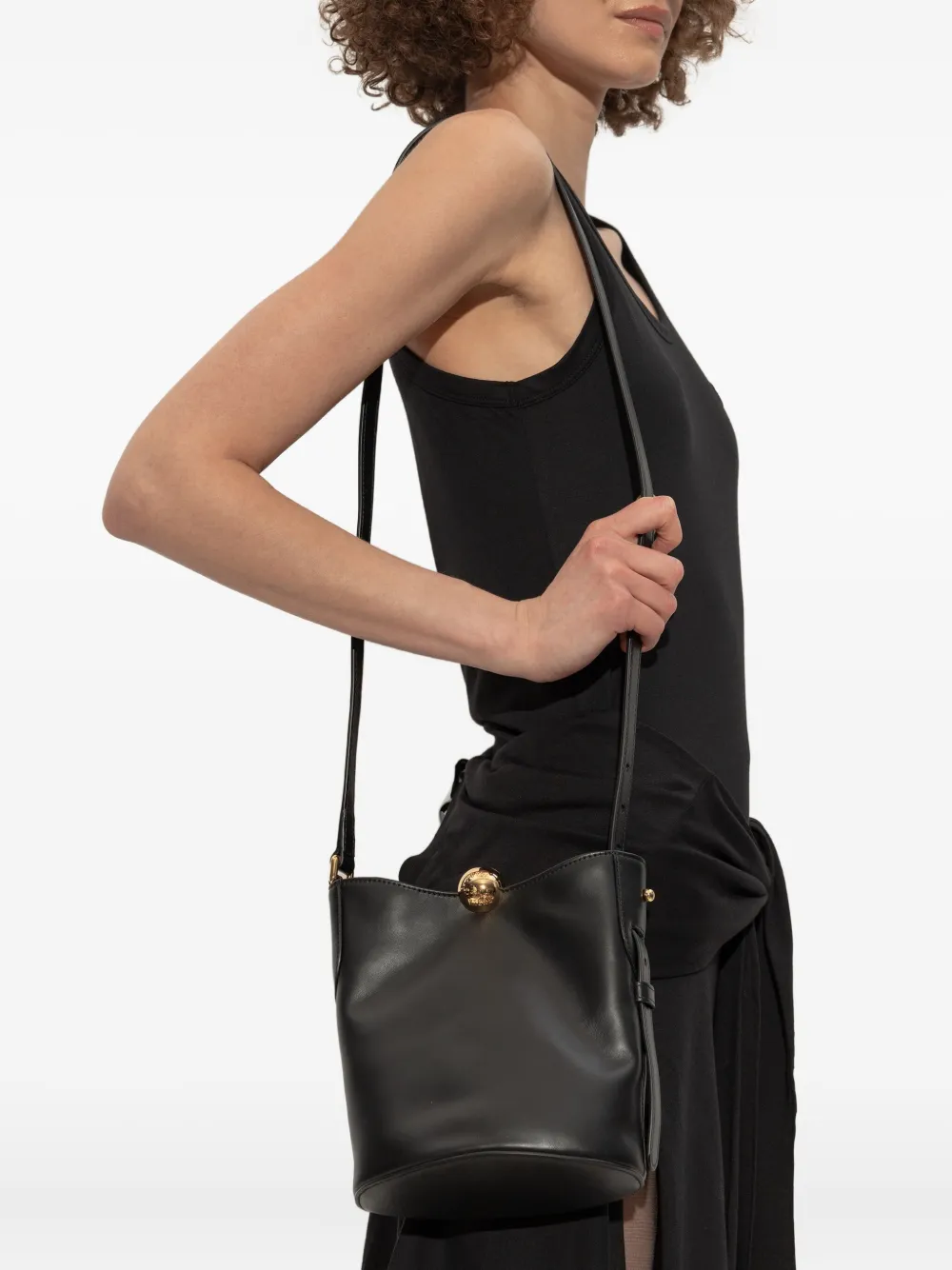 Furla mini Sfera Soft shoulder bag Zwart