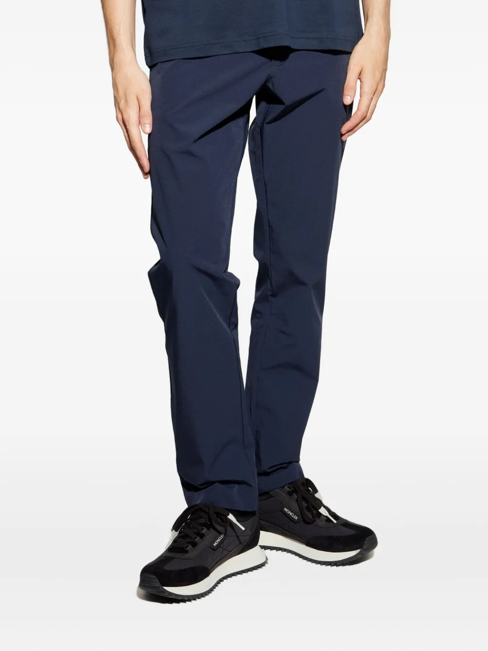 Ea7 Emporio Armani Broek met toelopende pijpen Blauw