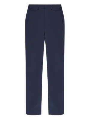 Navy Blue Armani Stretchable Formal Pants Emporio Armani Dress High Waisted Pants Blue Navy US/36 Navy Blue Armani Stretchable Formal Pants Emporio Armani Dress High Waisted Pants Blue Navy US/36