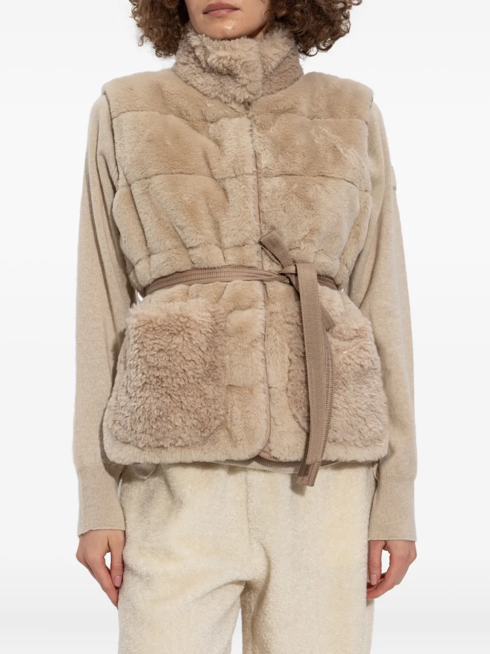Moncler Joui gilet Beige
