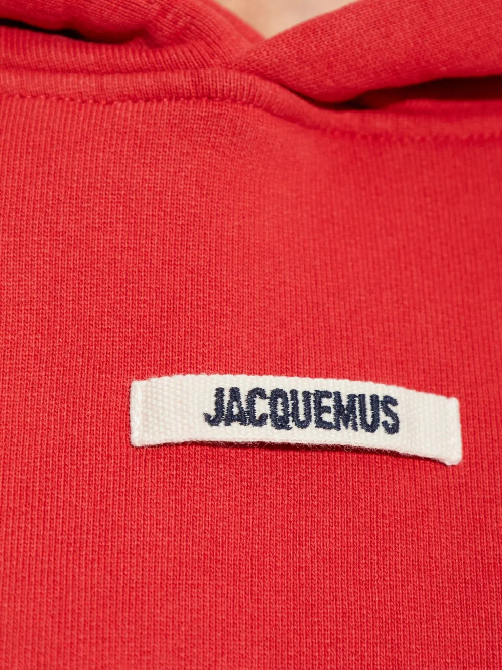 Jacquemus Hoodie met logopatch Rood