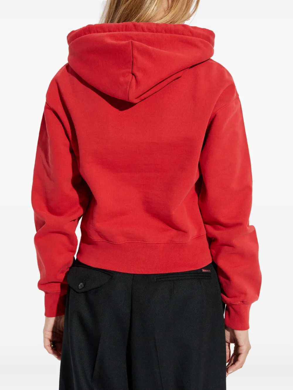 Jacquemus Hoodie met logopatch Rood