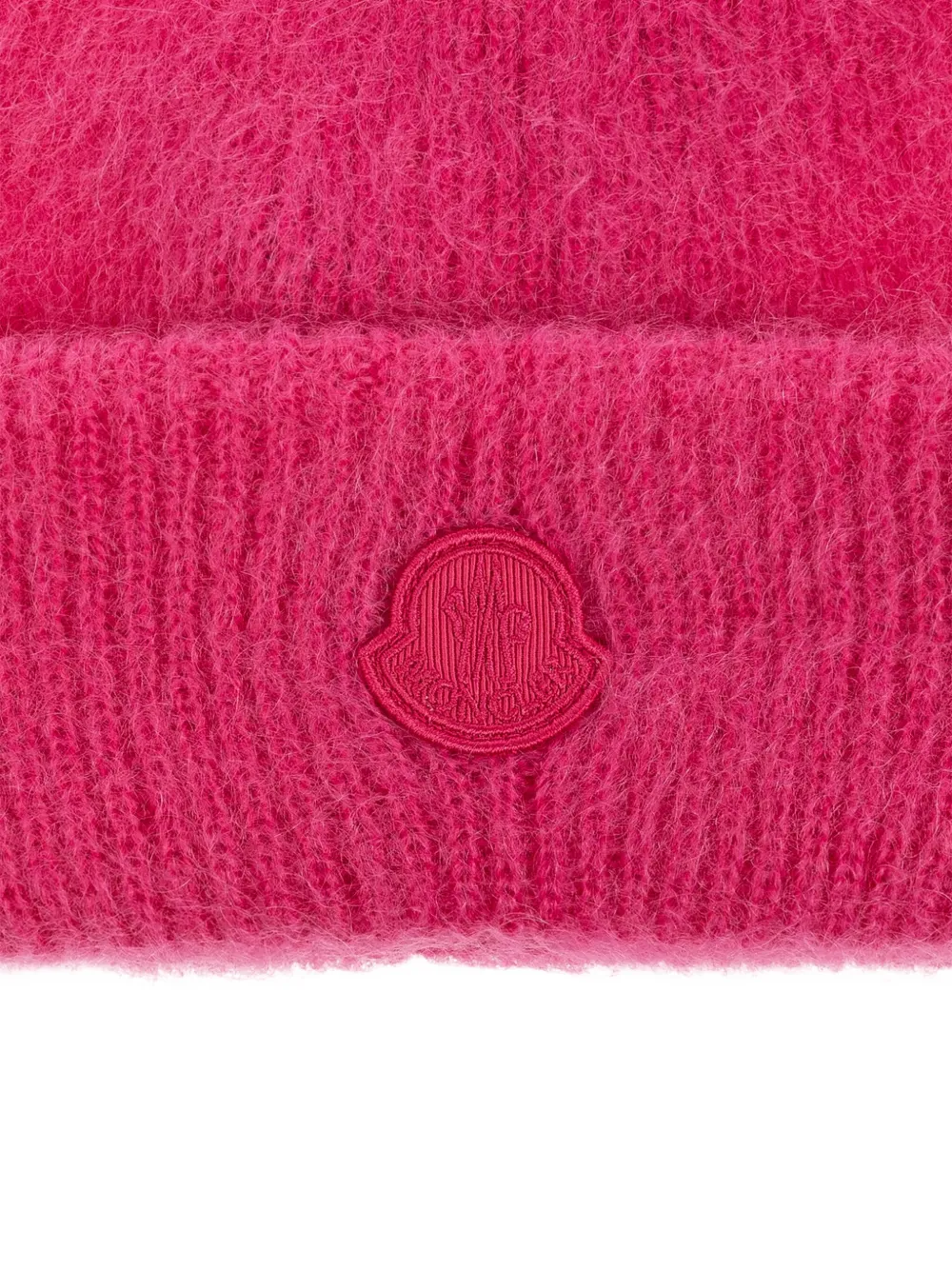 Moncler Muts met logopatch Roze