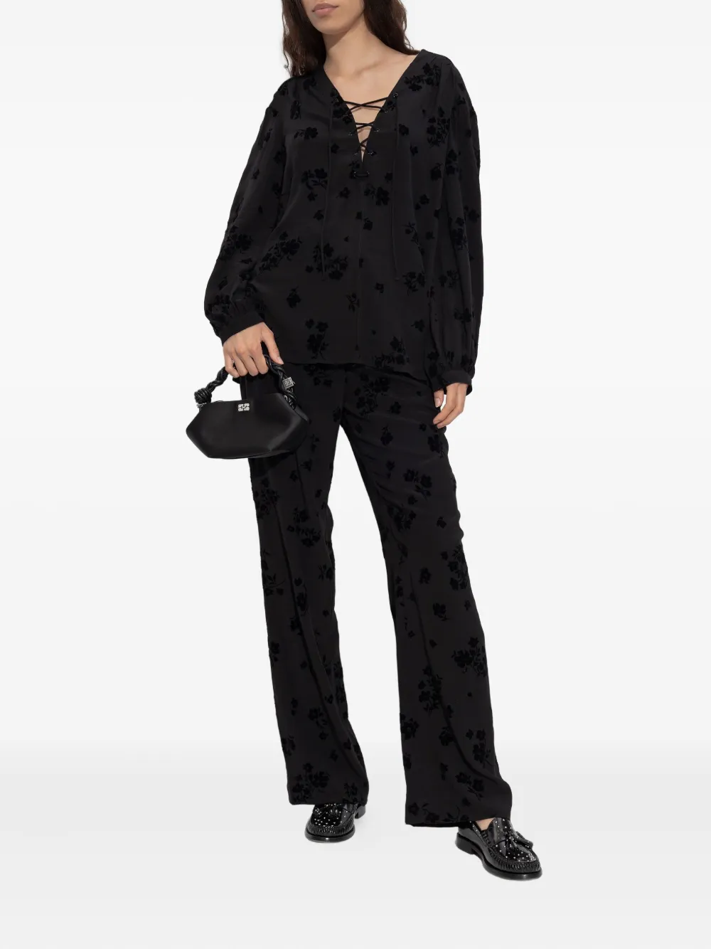 Zadig&Voltaire Broek met trekkoord Zwart