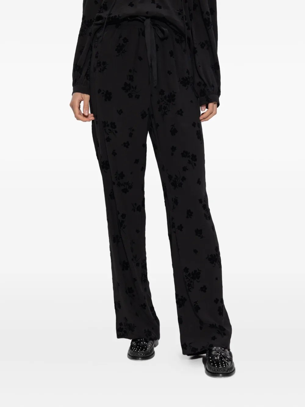 Zadig&Voltaire Broek met trekkoord Zwart