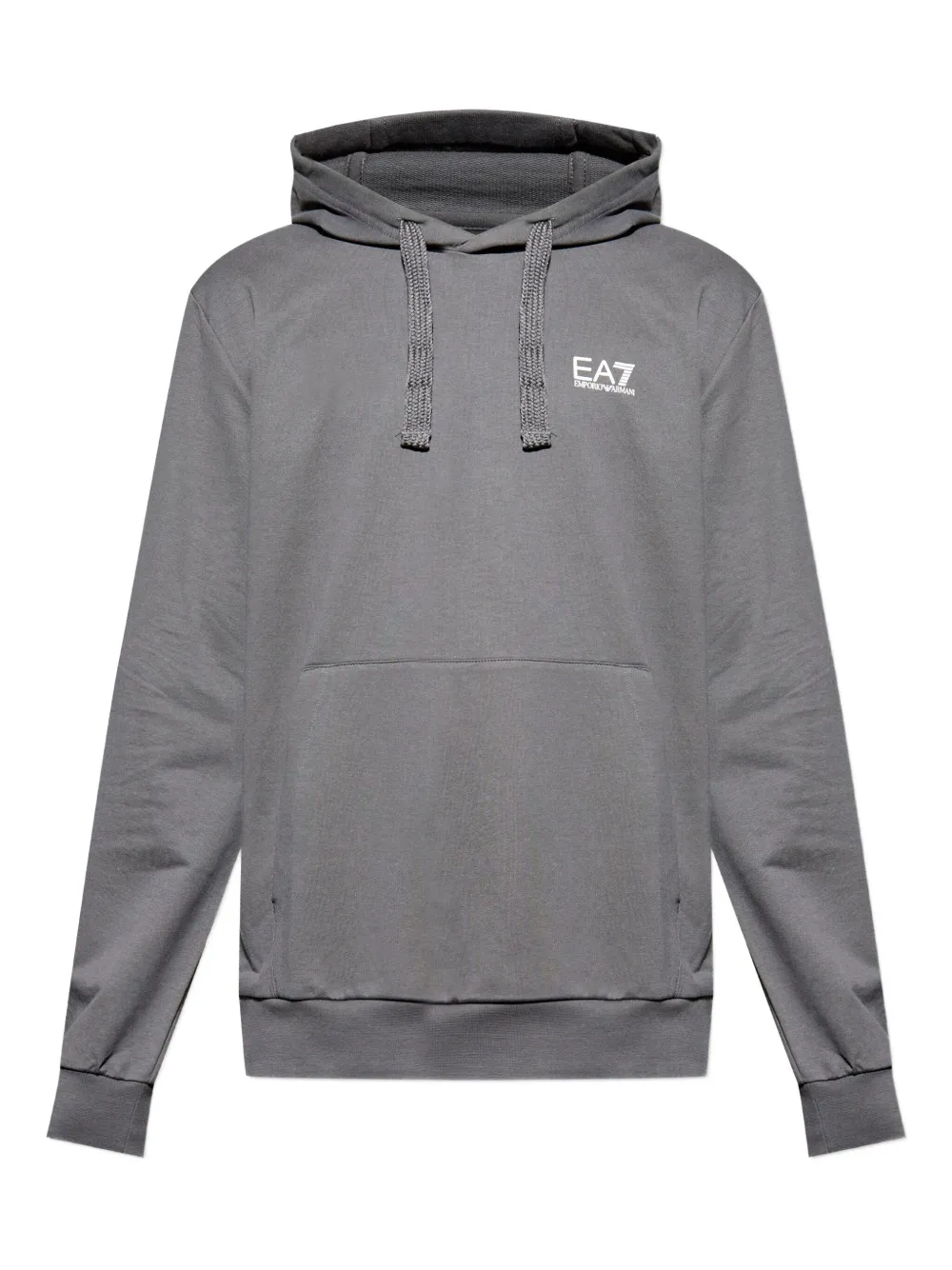 Ea7 Emporio Armani Hoodie met logoprint Grijs