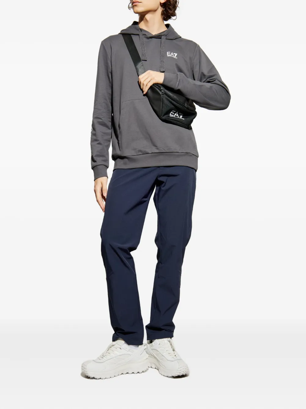 Ea7 Emporio Armani logo-print hoodie | Hoodies | Image 2
