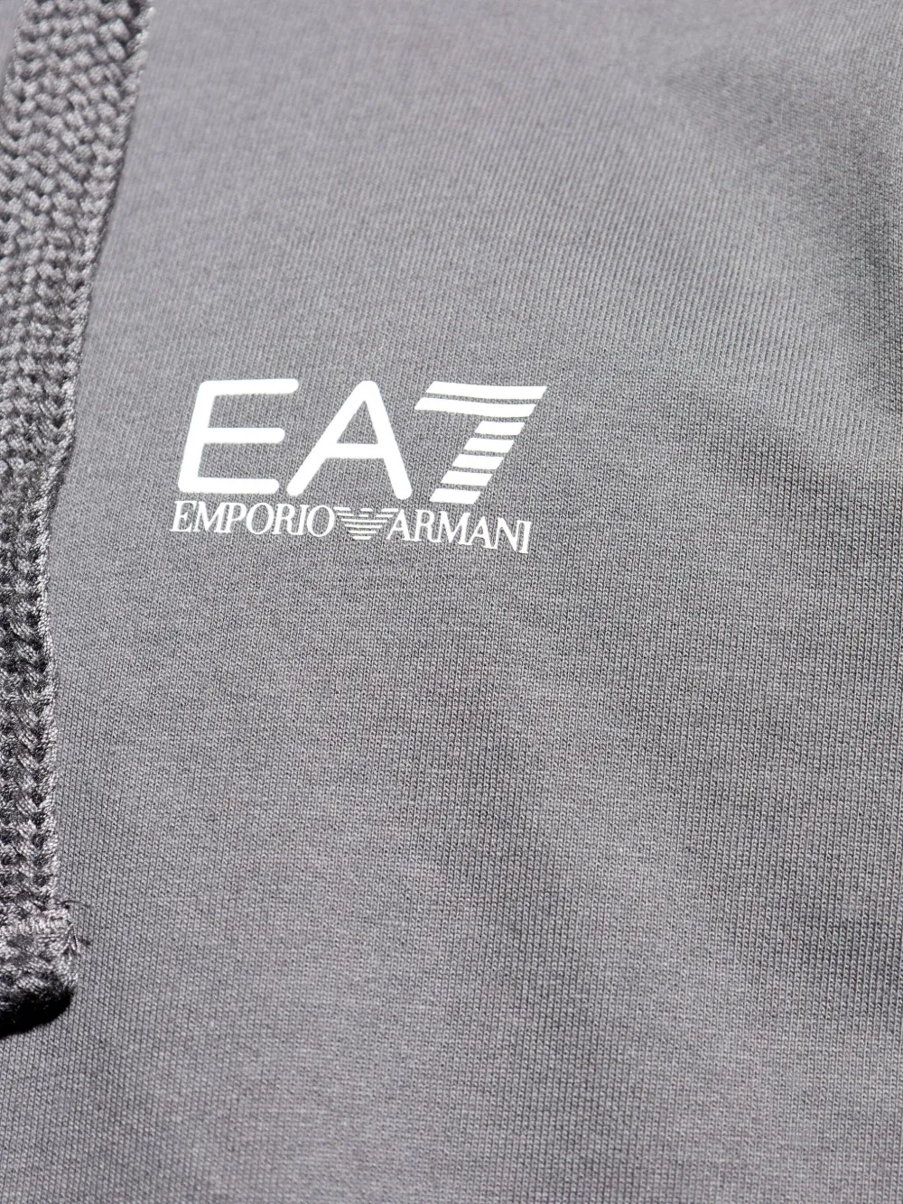 Ea7 Emporio Armani Hoodie met logoprint Grijs
