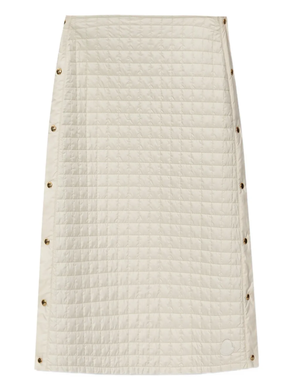 Moncler quilted button-fastening midi skirt | Neutrals | Image 1