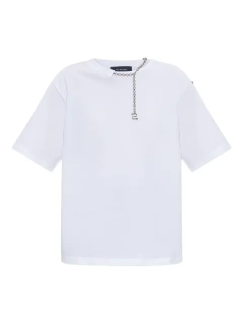 Sportmax chain-embellished cotton t-shirt