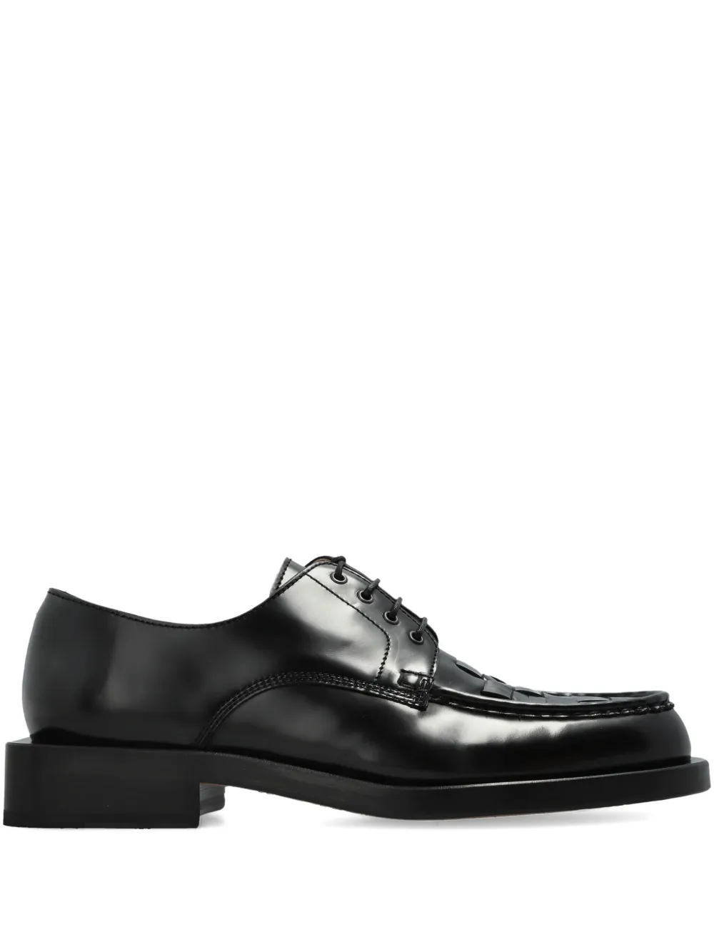 Jacquemus Leren veterschoenen Zwart