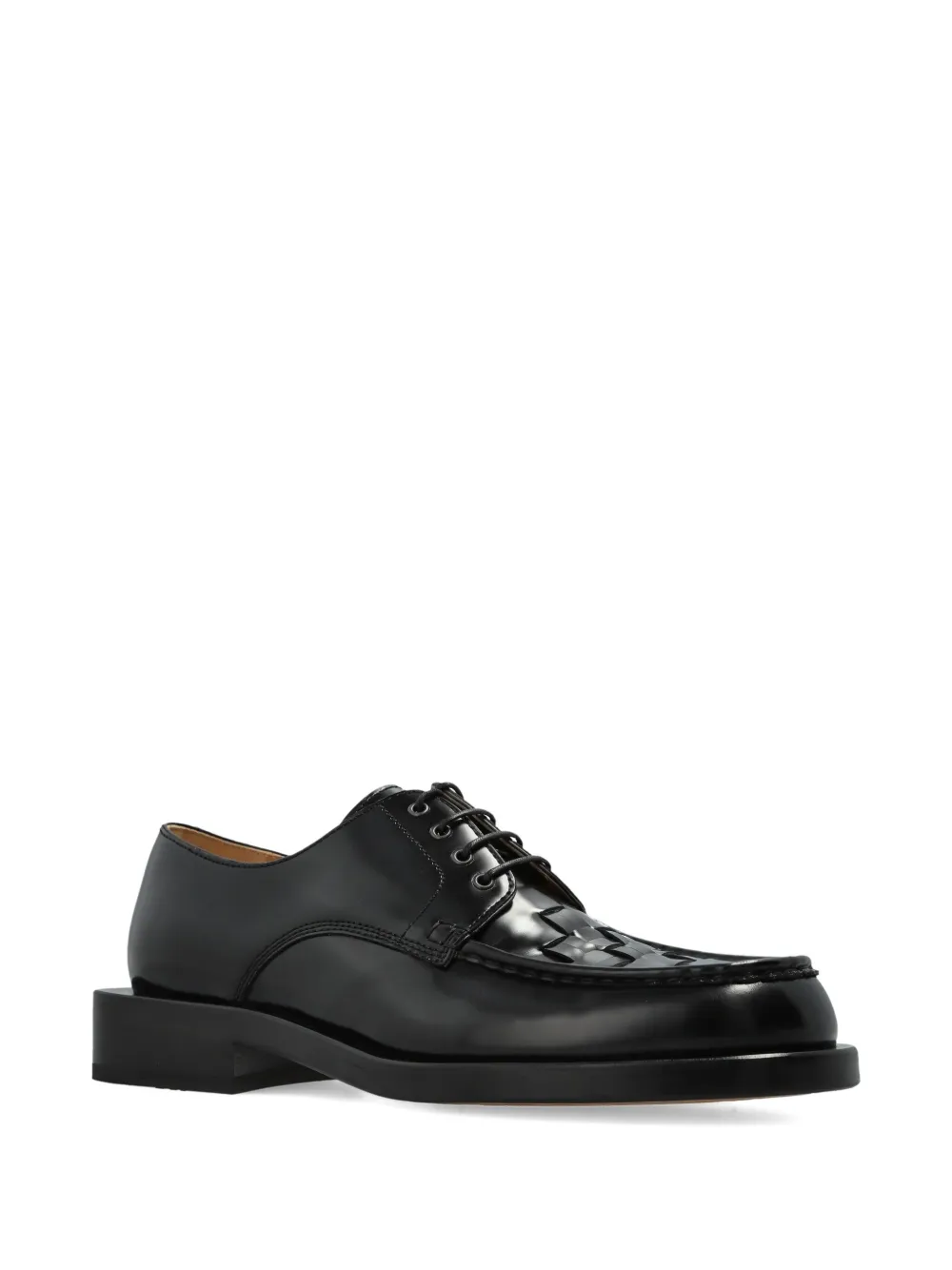 Jacquemus Leren veterschoenen Zwart